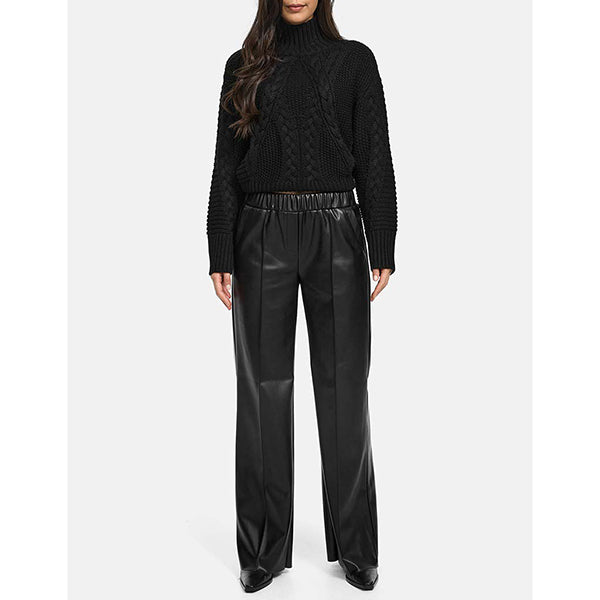CAT NOIR Vegan Leather Pant
