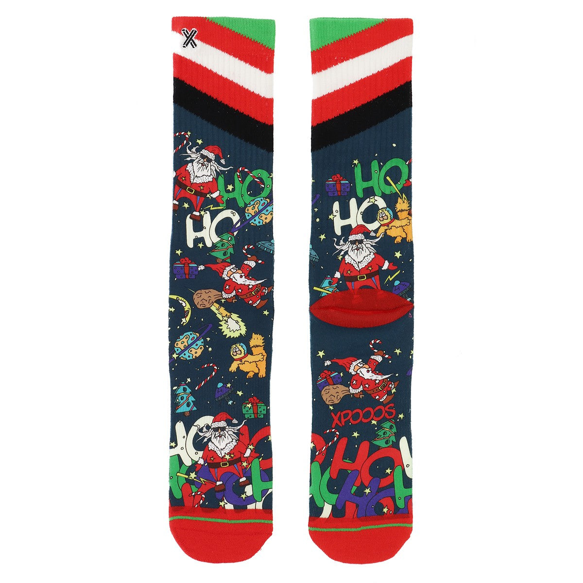 XPOOOS Socken Floating Santa