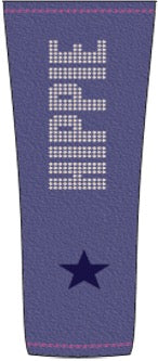 Yippie Hippie Armstulpen Blau