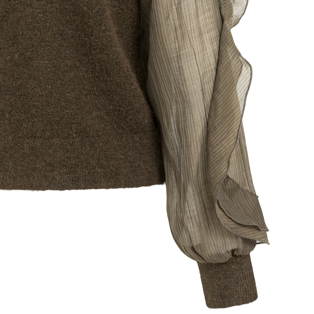 YAYA Rüschenpullover