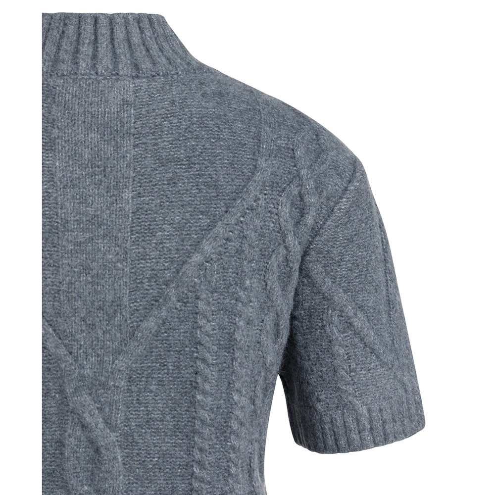 YAYA Pullover mit Zopfmuster