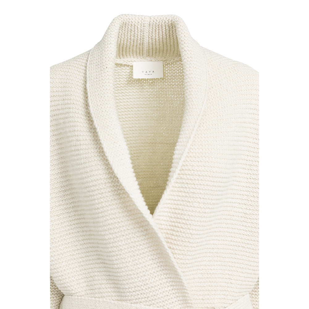 YAYA Cardigan in Wickeloptik