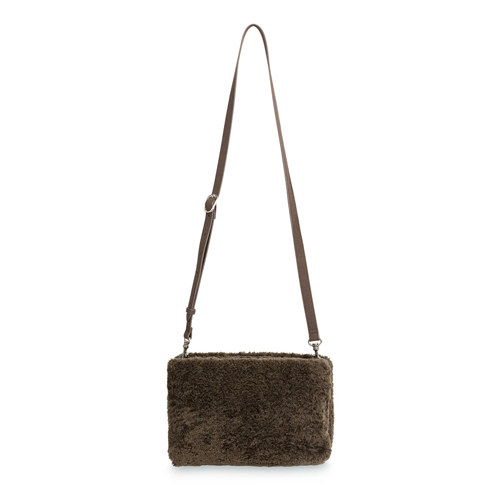 YAYA Fake Fur Umhängetasche