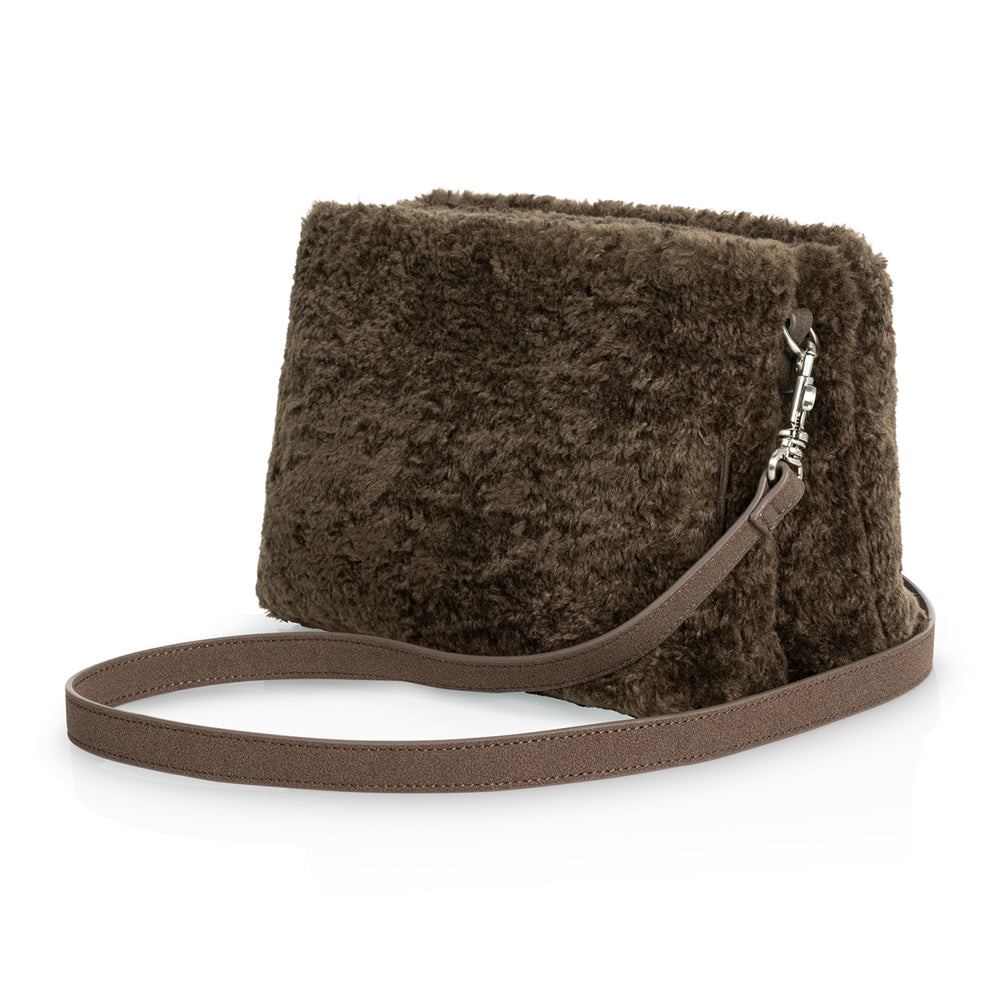 YAYA Fake Fur Umhängetasche