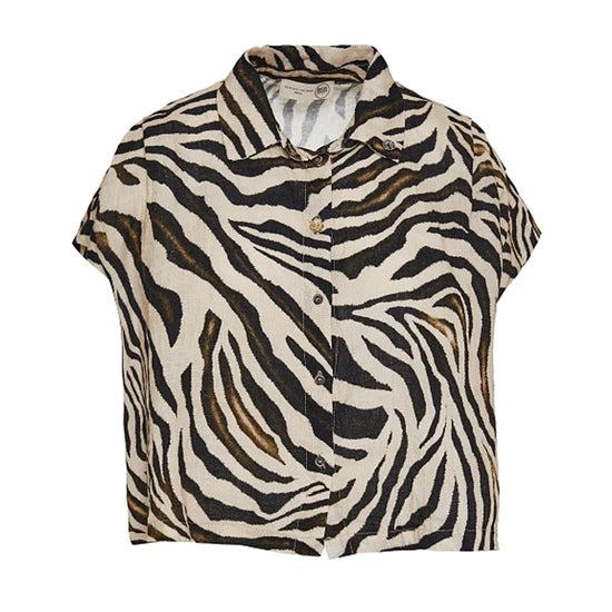 BSB Leinenbluse Zebra