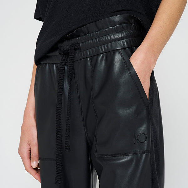 10 Days Leatherlook Side Panel Jogger