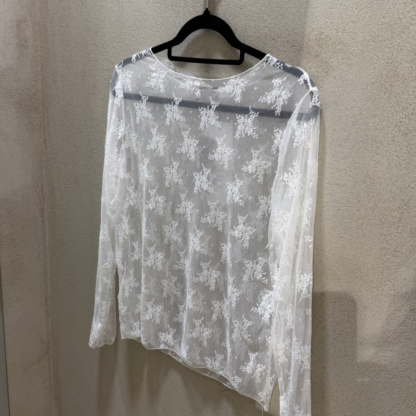 Lace Shirt Weiß