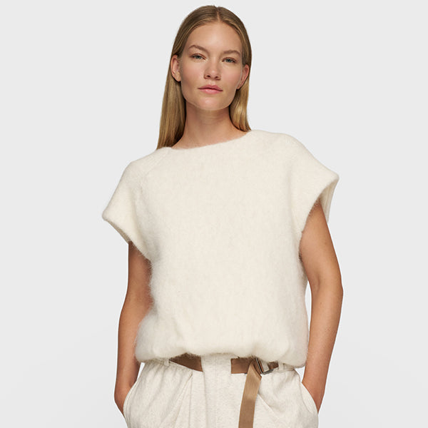 10 Days Balloon Hairy Knit Top