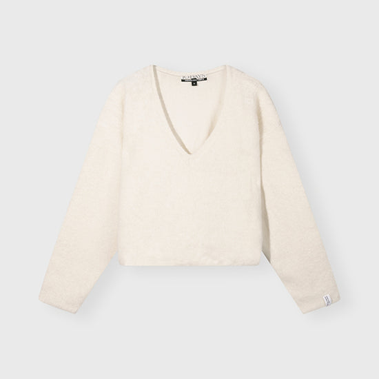 10Days Pleat Hairy Knit Sweater