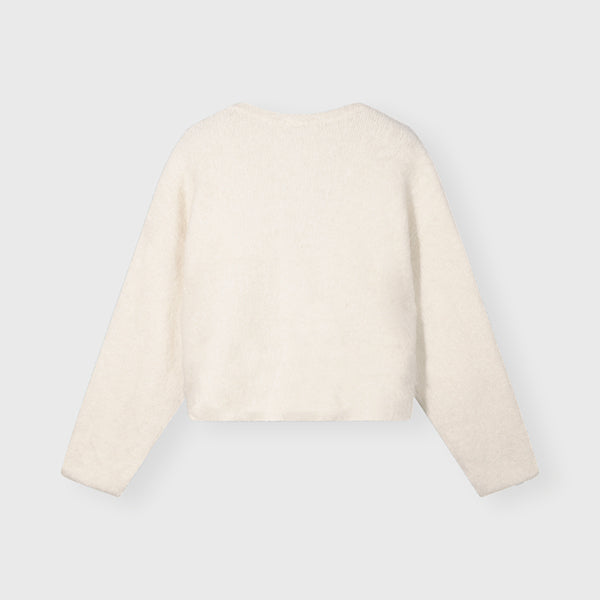 10Days Pleat Hairy Knit Sweater