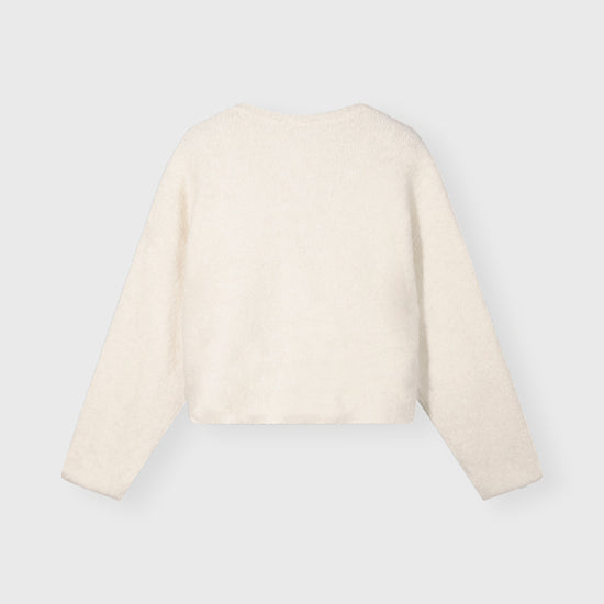 10Days Pleat Hairy Knit Sweater