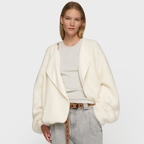 10 Days Puffy Hairy Knit Bomber