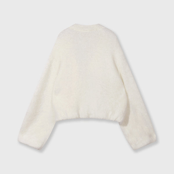 10 Days Puffy Hairy Knit Bomber