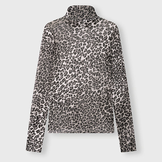 10 Days Mesh Shirt Leopard