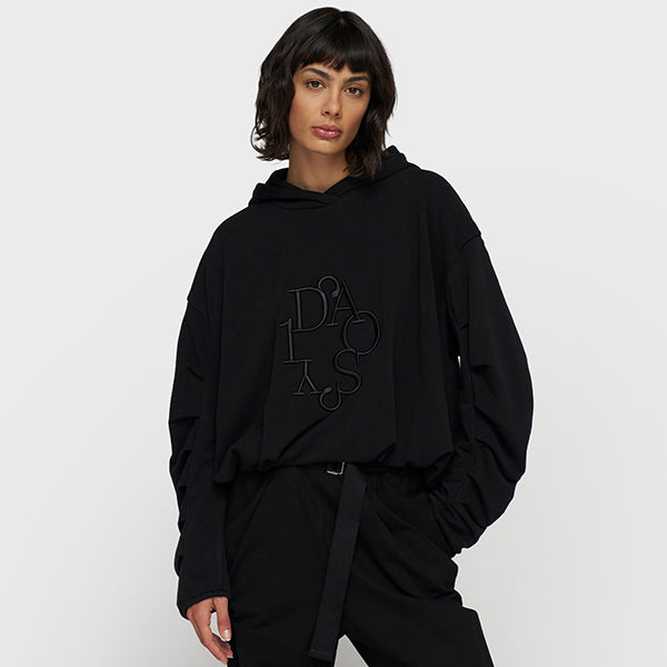 10 Days Pleated Balloon Hoodie
