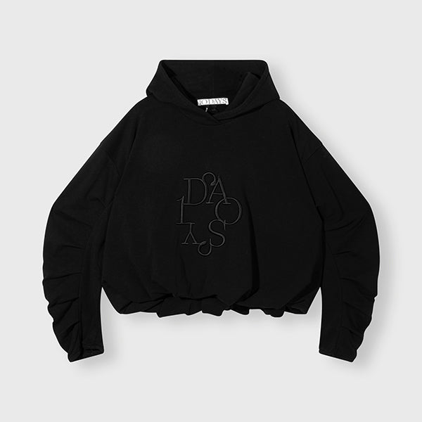10 Days Pleated Balloon Hoodie