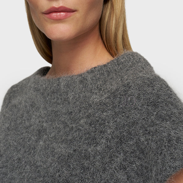 10 Days Balloon Hairy Knit Top
