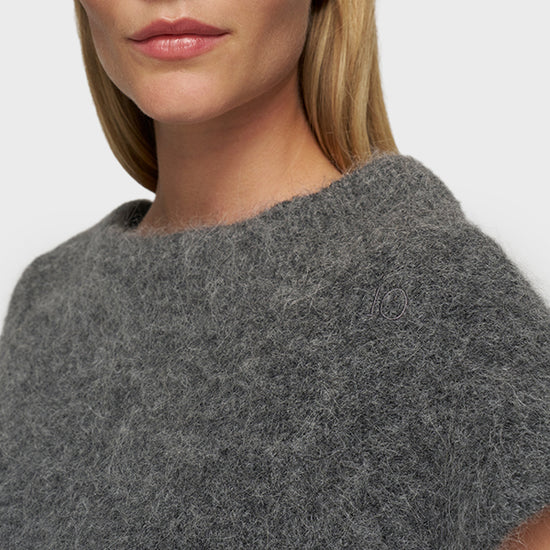 10 Days Balloon Hairy Knit Top
