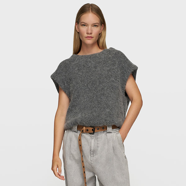 10 Days Balloon Hairy Knit Top
