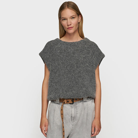 10 Days Balloon Hairy Knit Top