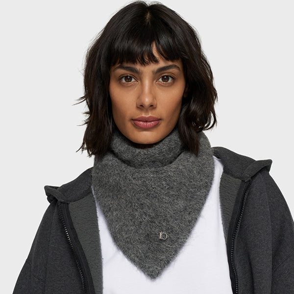 10 Days Bandana Hairy Knit Scarf
