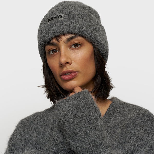 10 Days Hairy Knit Beanie