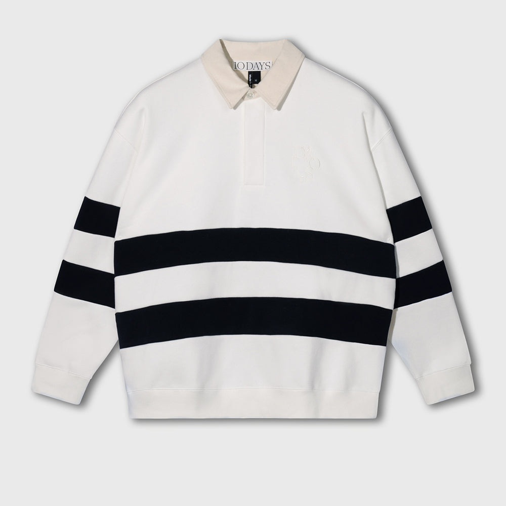 10Days Rugby Sweater Stripes