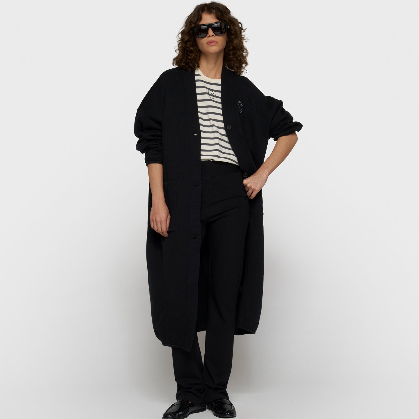 10Days Long Baseball Cardigan