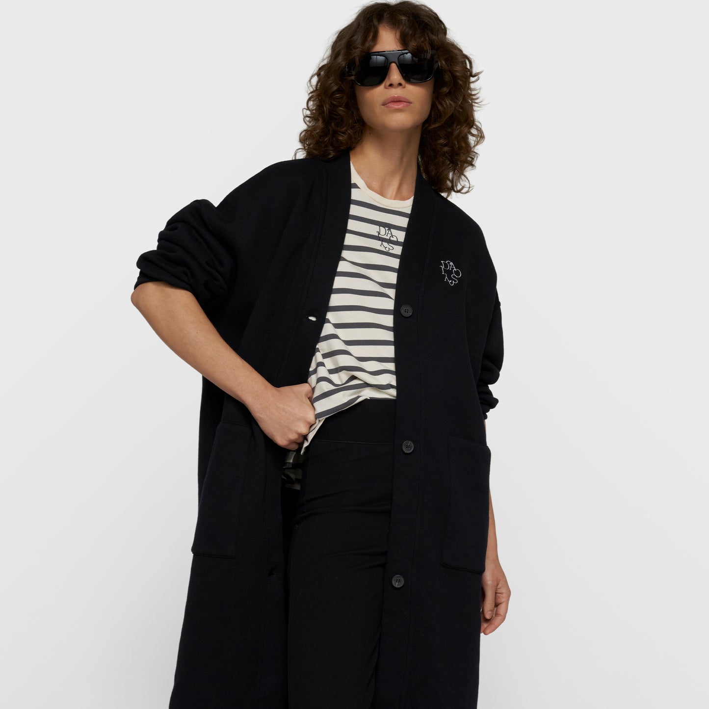 10Days Long Baseball Cardigan