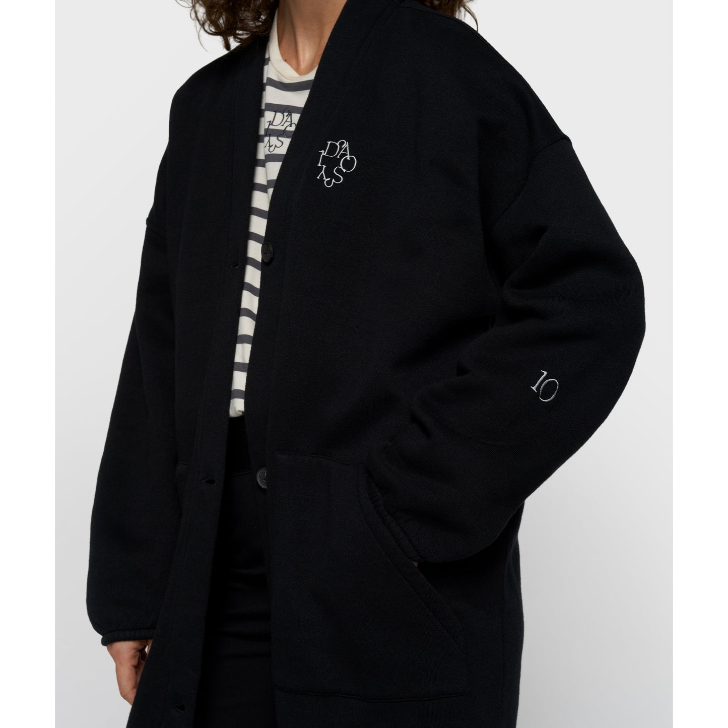 10Days Long Baseball Cardigan