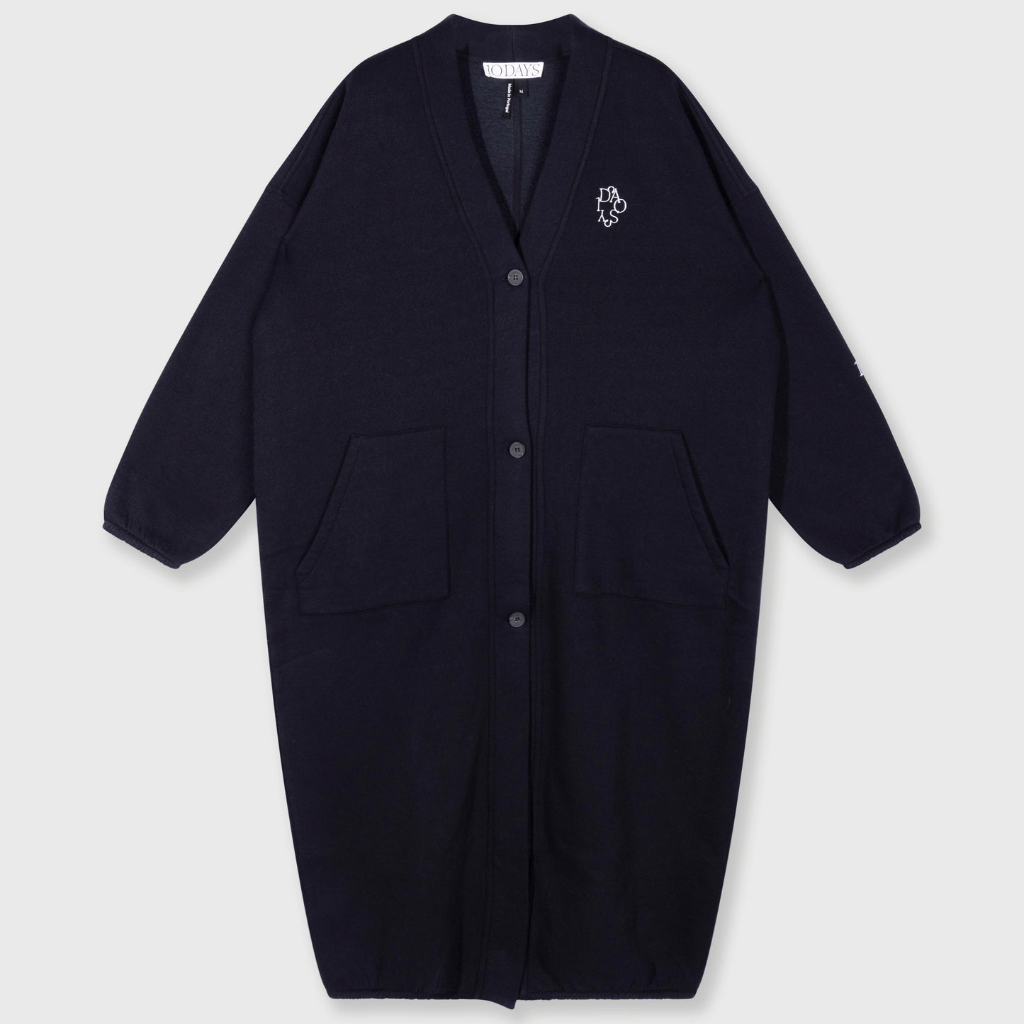 10Days Long Baseball Cardigan