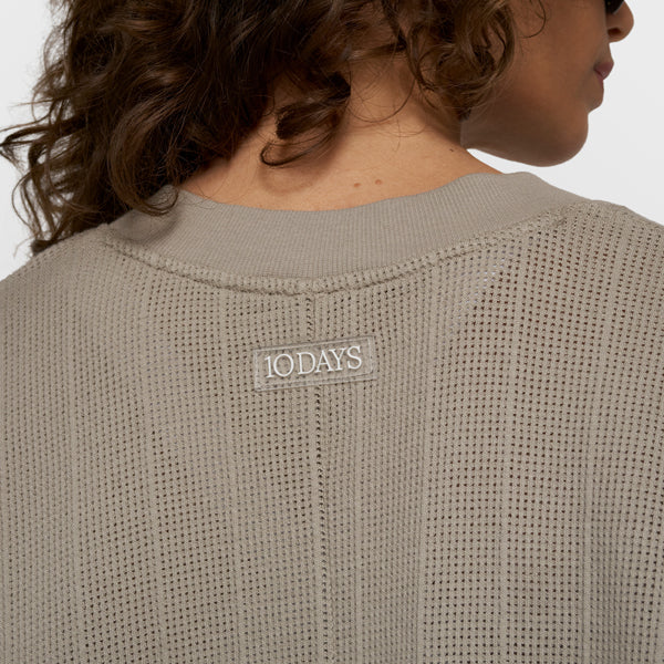 10 Days V-Neck Mesh Top
