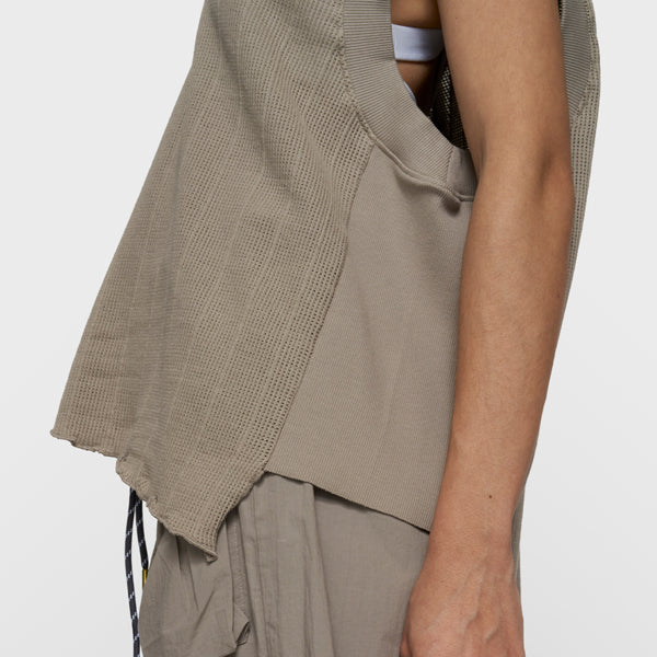 10 Days V-Neck Mesh Top