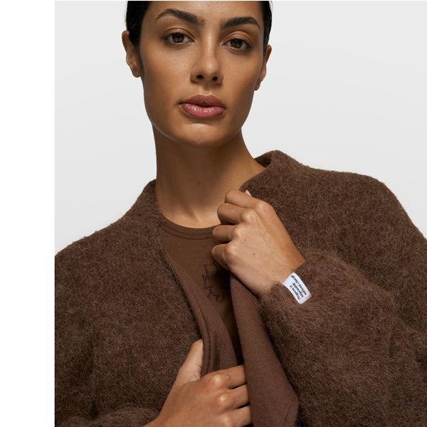 10 Days Puffy Hairy Knit Bomber