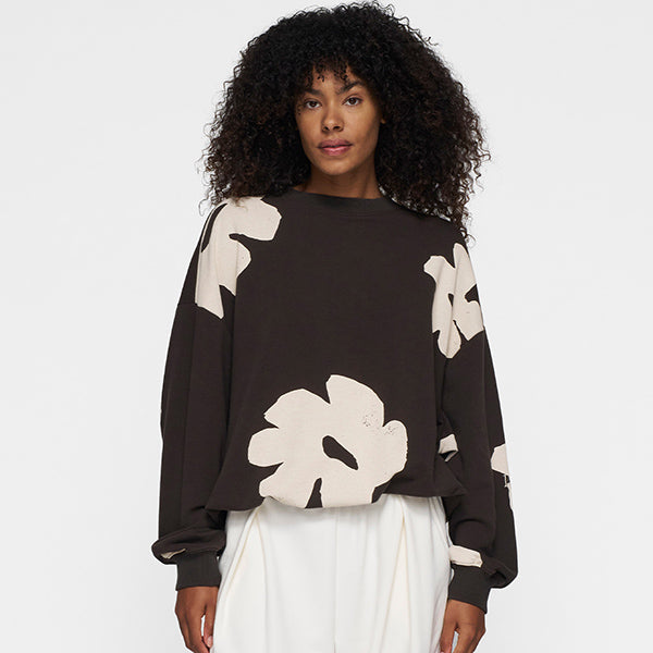 10 Days Oversized Sweater Flowers