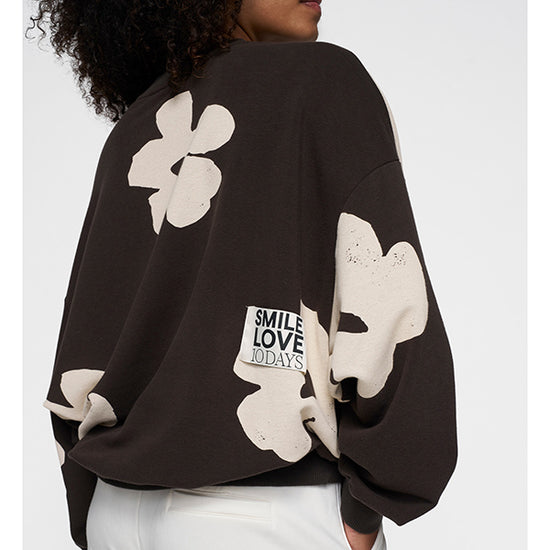 10 Days Oversized Sweater Flowers