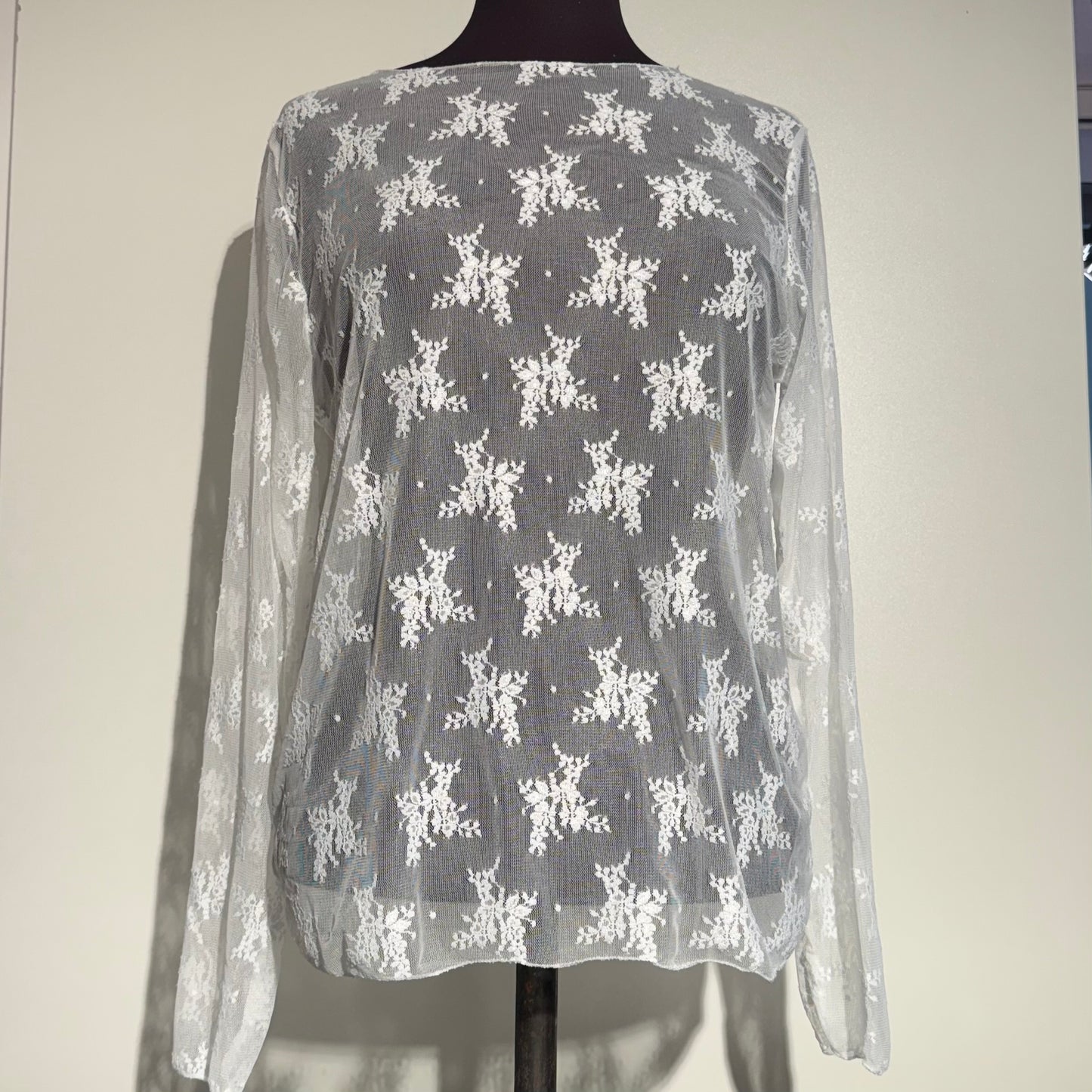 Lace Shirt Weiß