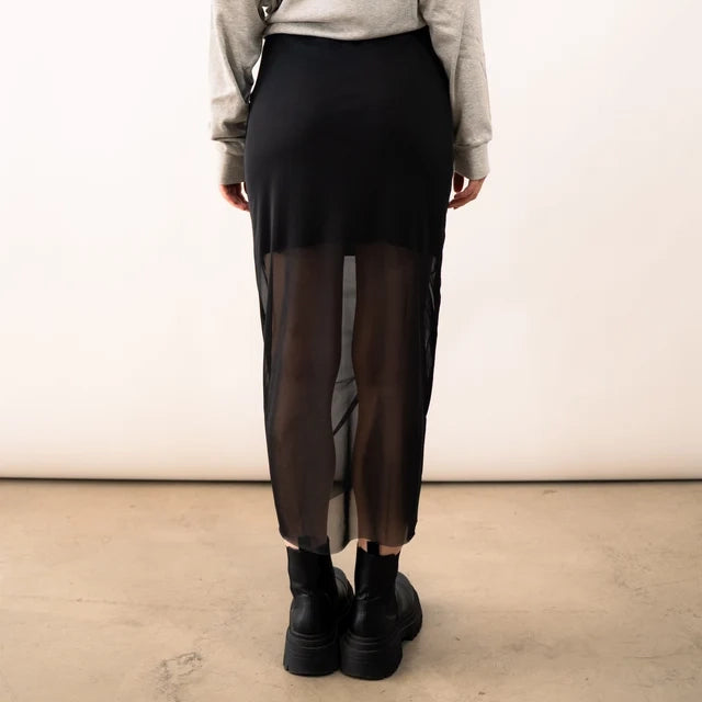 Outryght Mesh Black Skirt