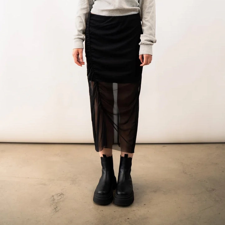 Outryght Mesh Black Skirt