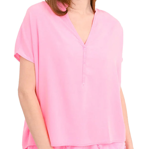 LJV Bluse Maya Neonpink