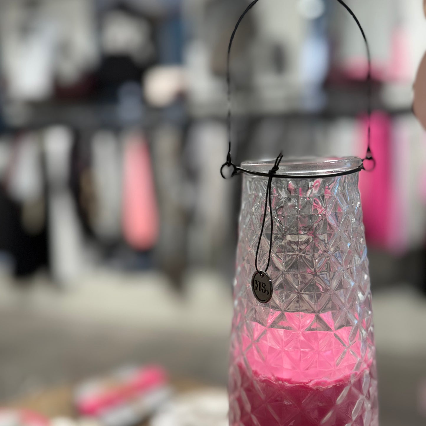 Windlicht Vitra Pink