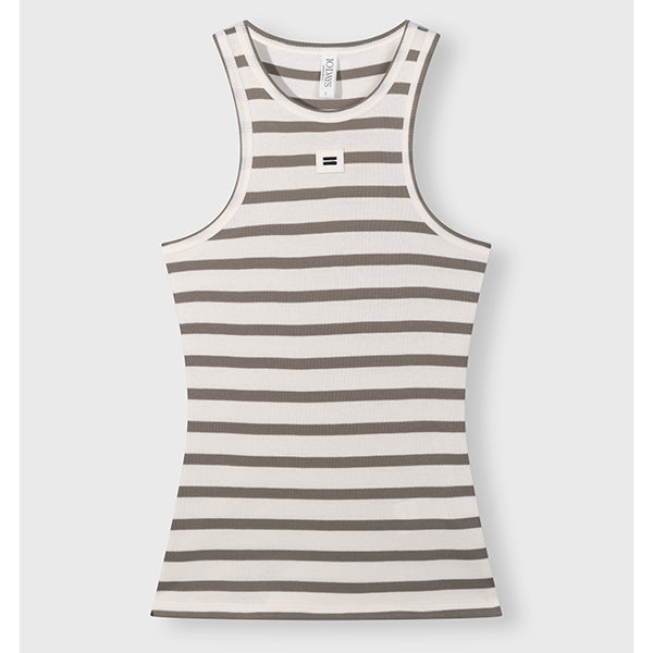 10 Days Tank Top Rib Stripes