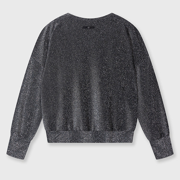 10 Days deep neck sweater glitter