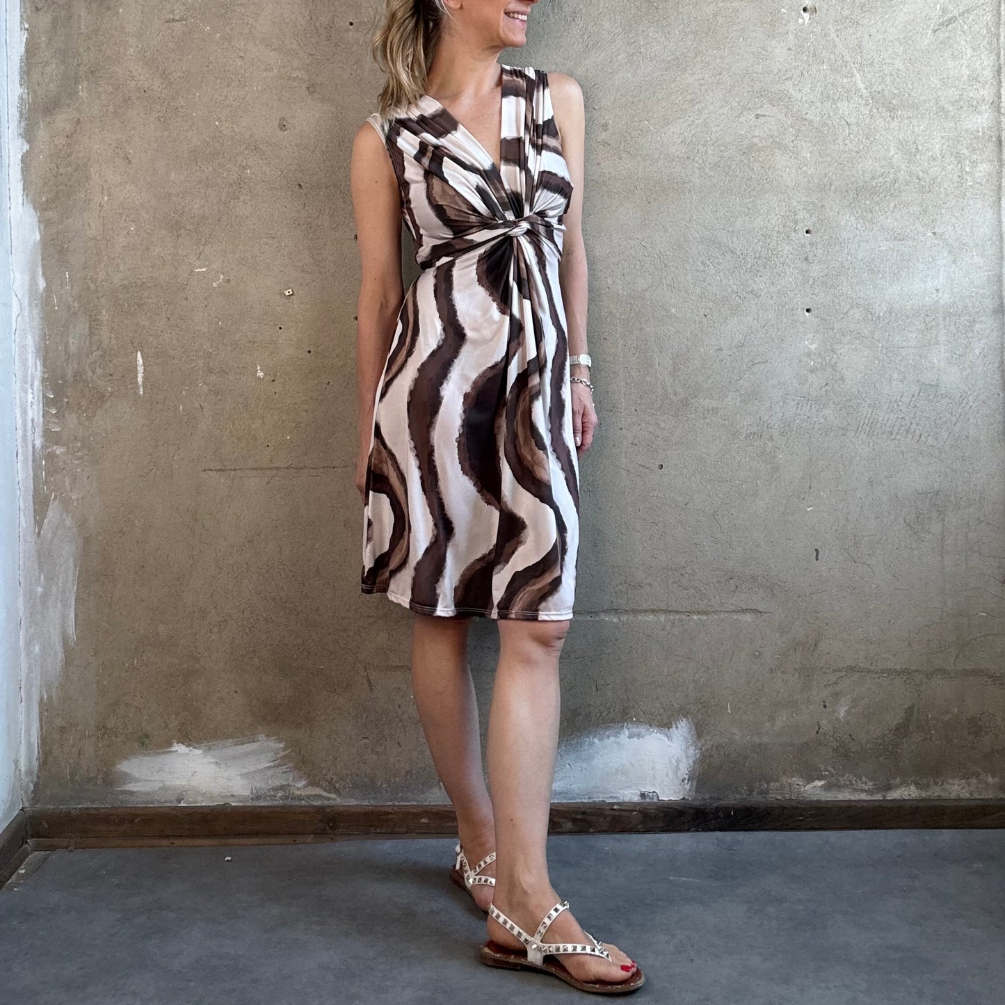 Gesmoktes Wickelkleid