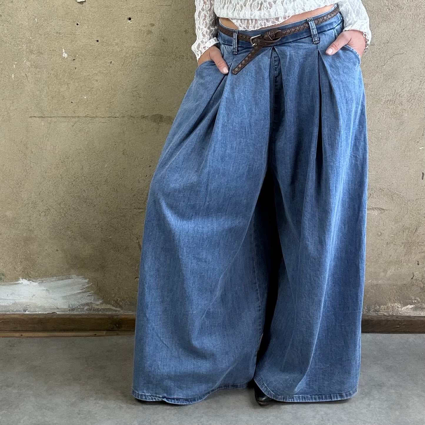 Wideleg Trouser Denim