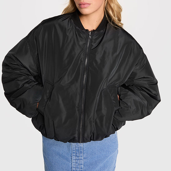 ALIX REVERSIBLE BOMBER COAT