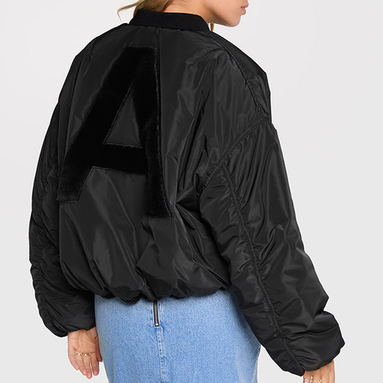 ALIX REVERSIBLE BOMBER COAT