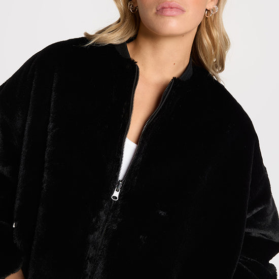 ALIX REVERSIBLE BOMBER COAT