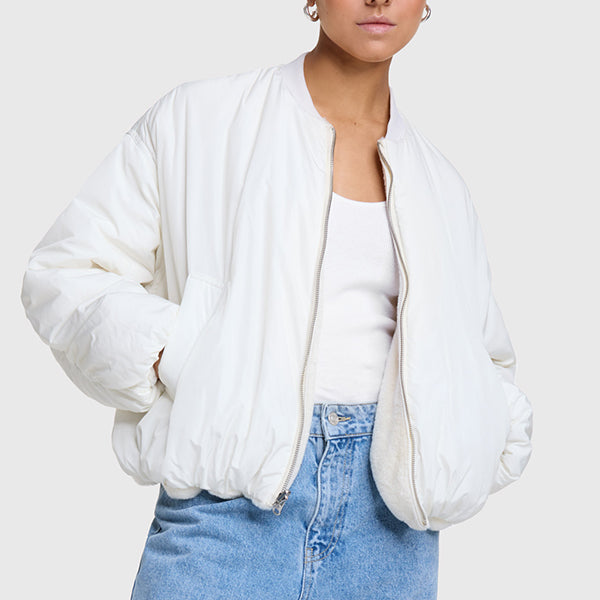 ALIX REVERSIBLE BOMBER COAT