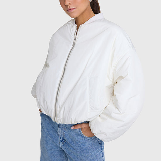 ALIX REVERSIBLE BOMBER COAT